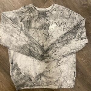 Comfort Colors Crewneck  University AL Marble Pattern Sweatshirt